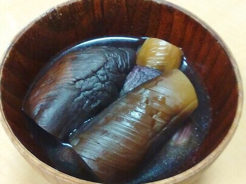 茄子のあっさり出汁煮